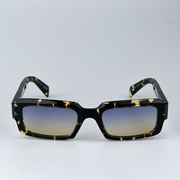 Prada PR27ZS 16O50E BRAND NEW Sunglasses Black Tortoise Gradient Yellow Unisex - Picture 4 of 10